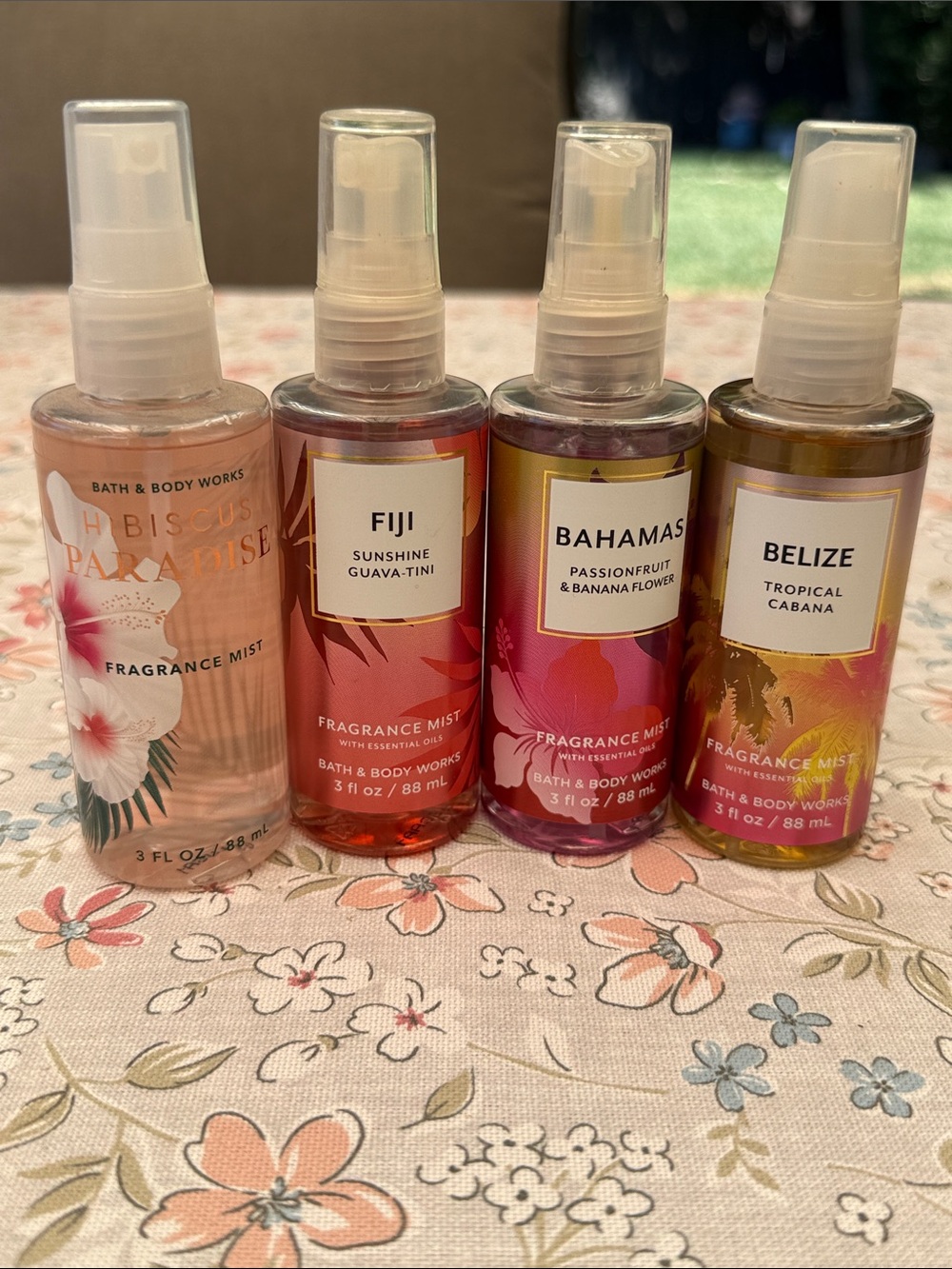 4 Bath & Body Works tropical mists 3oz